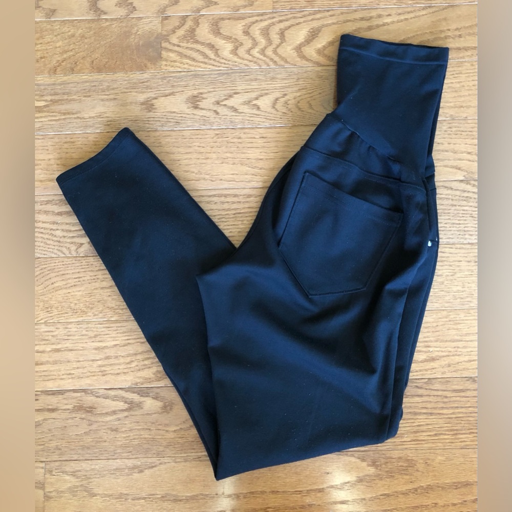 Motherhood Maternity Black Jeggings- size Petite Medium